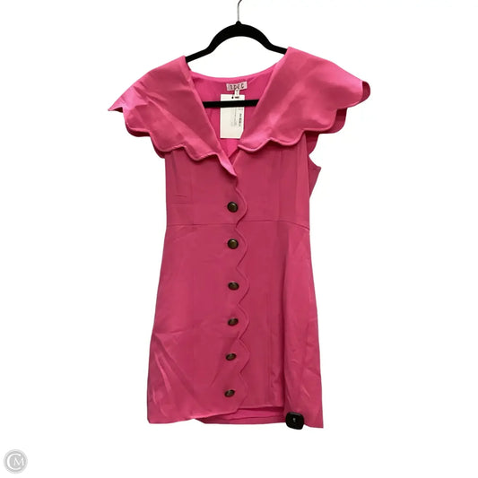 Dress Casual Short By Tcec In Pink, Size: S