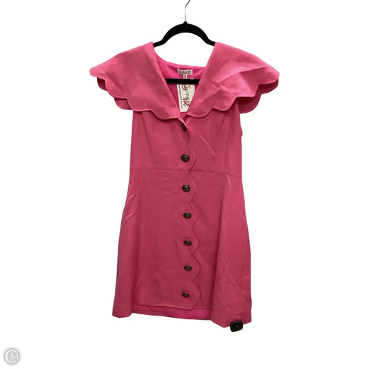 Dress Casual Short By Tcec In Pink, Size: M