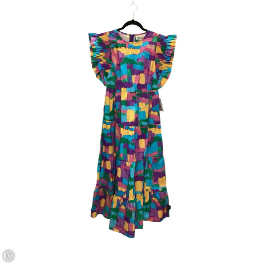 Dress Casual Maxi By Peach Love Cream California In Multi-colored, Size: S