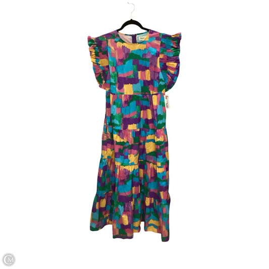 Dress Casual Maxi By Peach Love Cream California In Multi-colored, Size: L