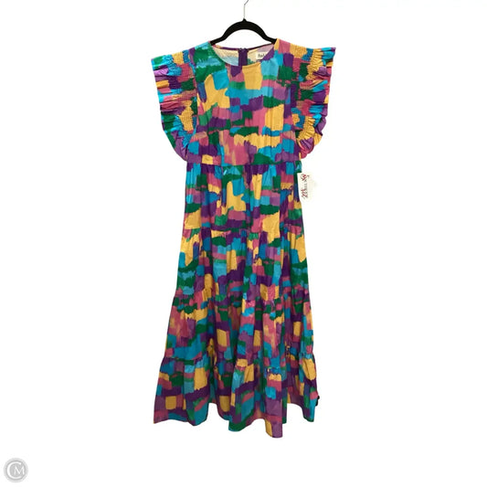 Dress Casual Maxi By Peach Love Cream California In Multi-colored, Size: M