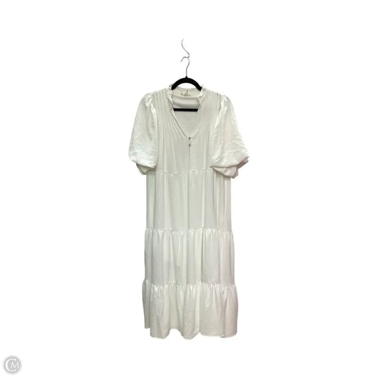 Dress Casual Maxi By Entro In White, Size: S