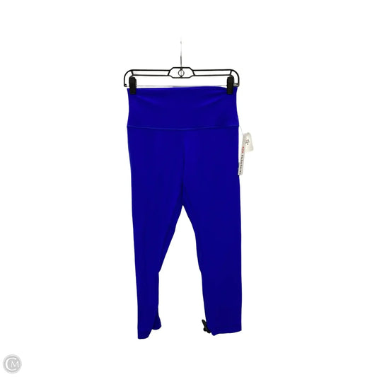 Athletic Capris By Lululemon In Blue, Size: 8