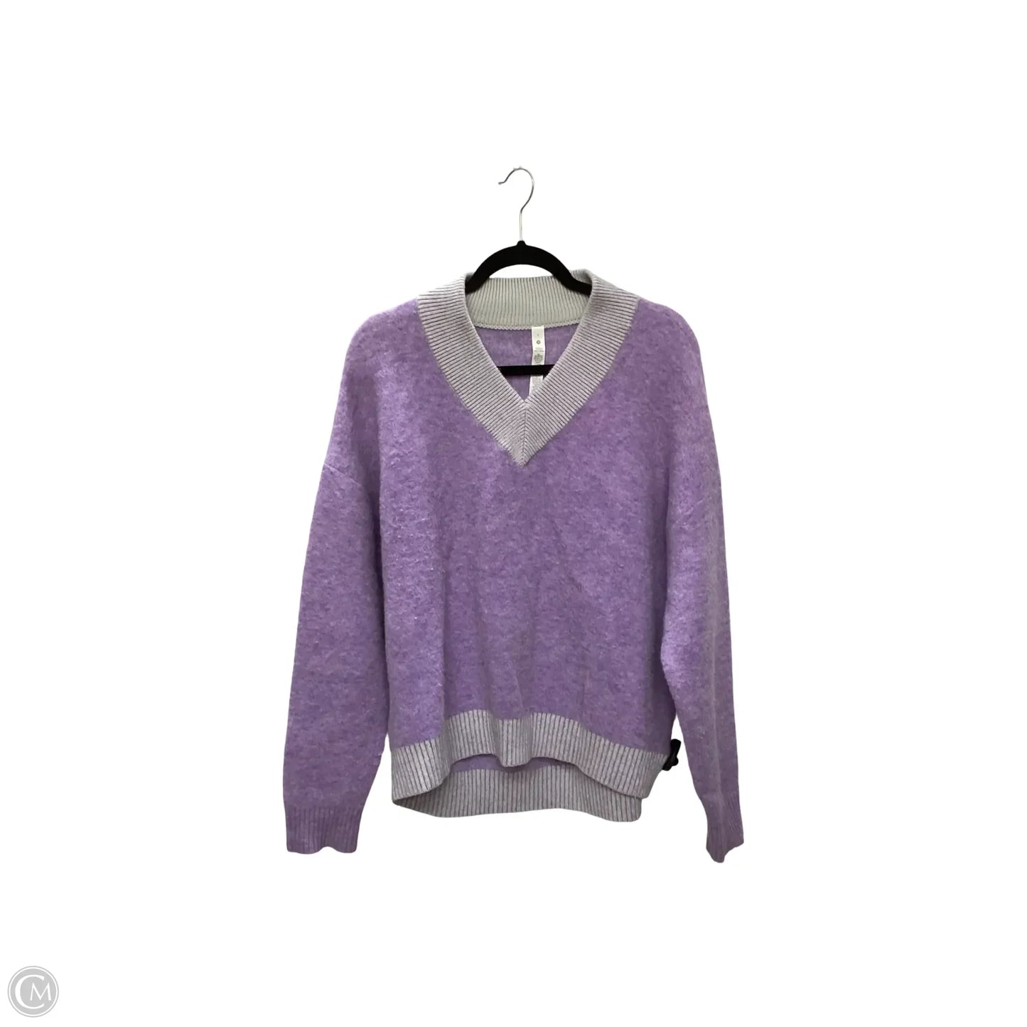 Athletic Sweatshirt Crewneck By Lululemon In Purple, Size: S