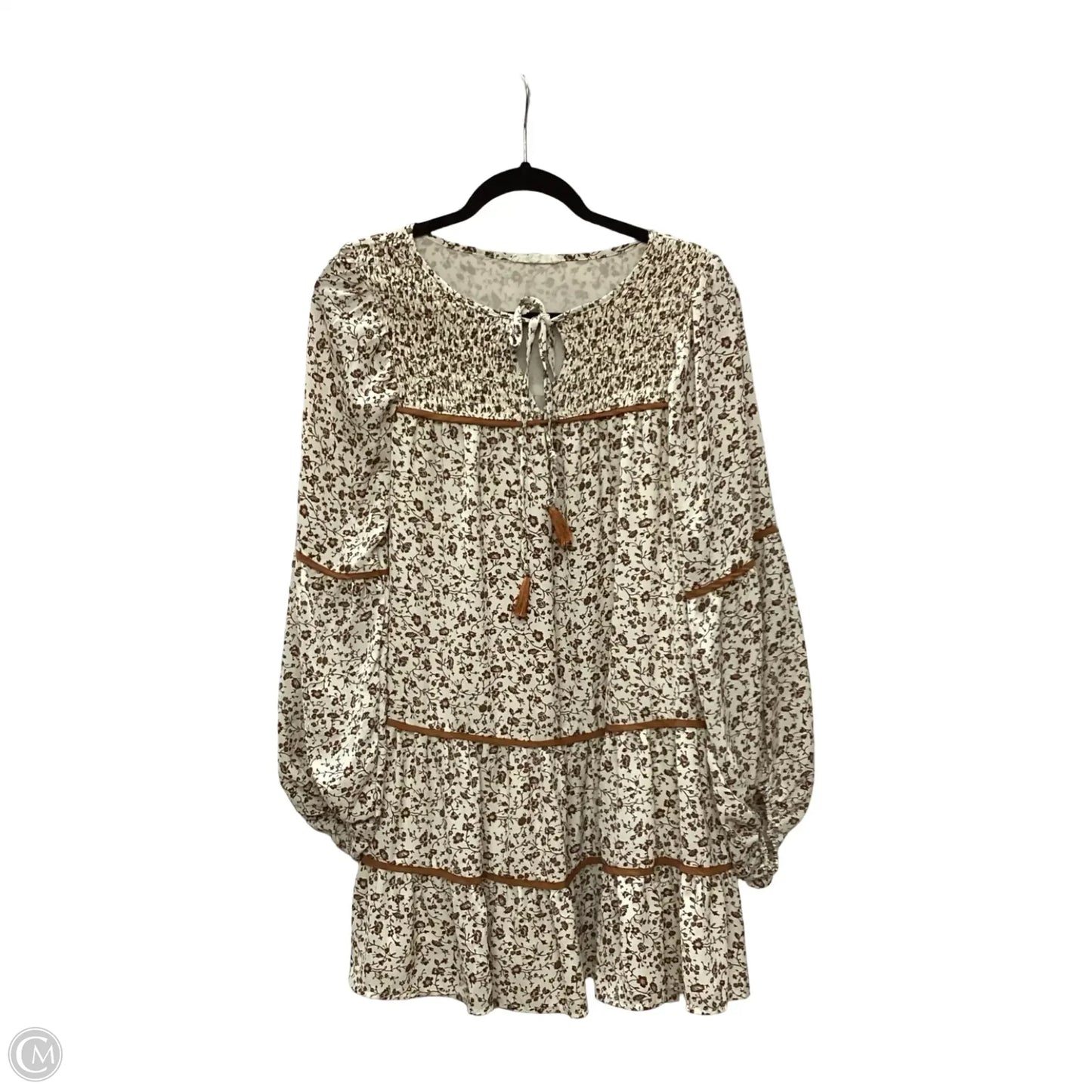 Dress Casual Short By Promesa In Floral Print, Size: M