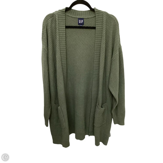 Cardigan By Gap In Green, Size: Xl