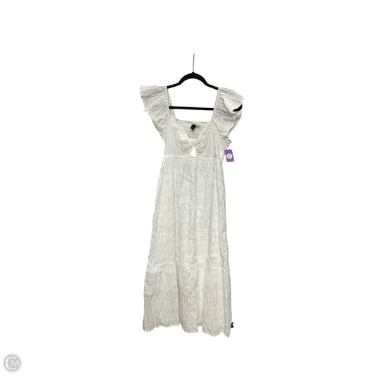 Dress Casual Maxi By Universal Thread In White, Size: M