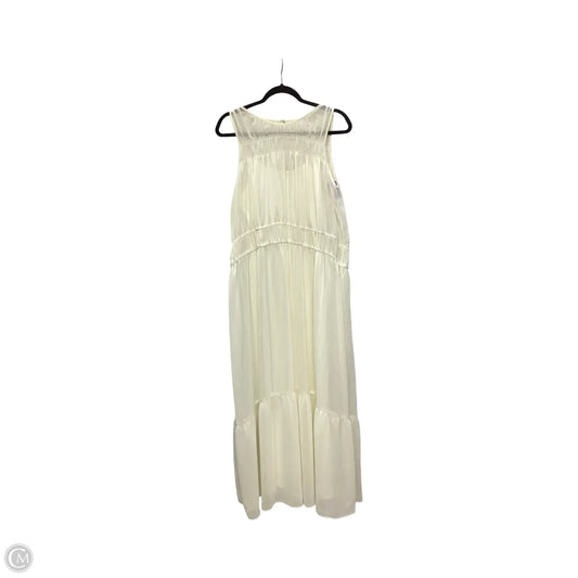 Dress Casual Maxi By A New Day In Cream, Size: M
