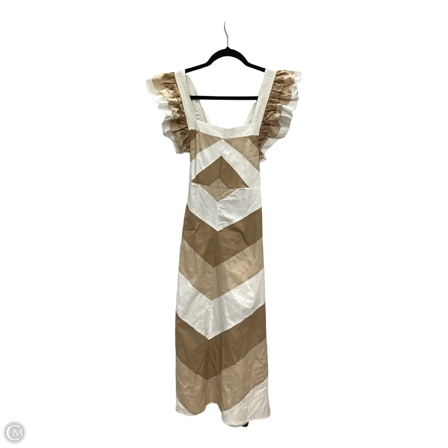 Designer Dress Casual Maxi By Sofie The Label In Tan, Size: S