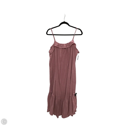 Dress Casual Maxi By p cill In Pink, Size: L
