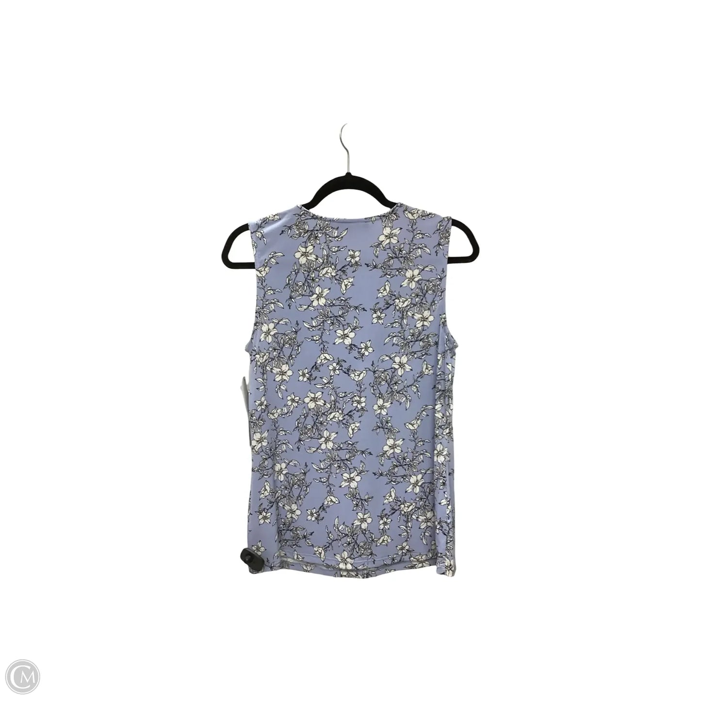 Blouse Designer By Karl Lagerfeld In Blue, Size: S