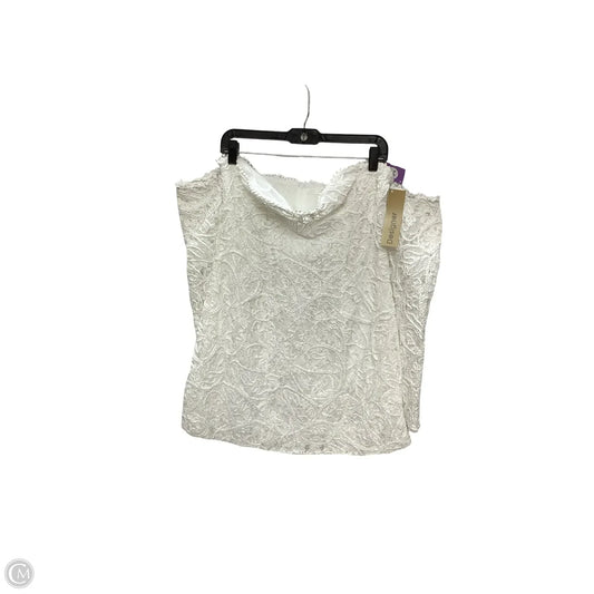 Designer Blouse Long Sleeve By 12th Tribe In White, Size: L