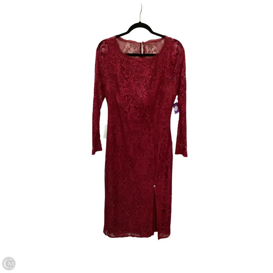 Dress Casual Midi By JOYFOLIE In Red, Size: L