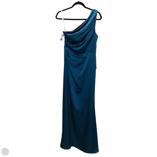 Dress Party Long By Clothes Mentor In Blue, Size: 8