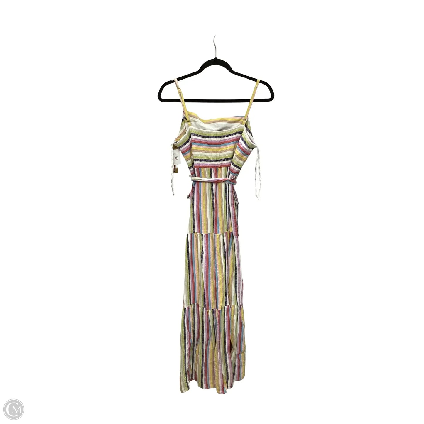 Designer Dress Casual Maxi By Julia Jordan In Striped Pattern, Size: 12