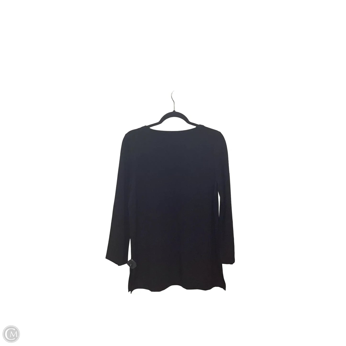 Blouse Long Sleeve By Chicos In Black, Size: M