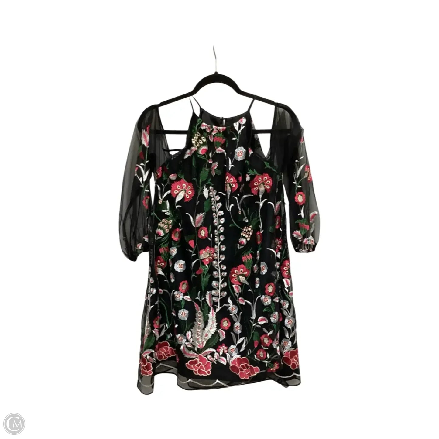 Dress Party Short By Belle Badgley Mischka In Floral Print, Size: 6