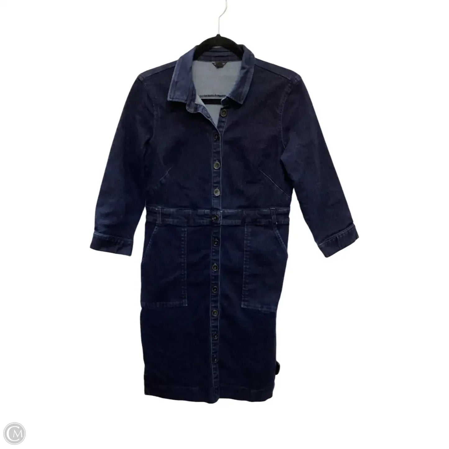 Dress Casual Short By Ann Taylor In Blue Denim, Size: 12p