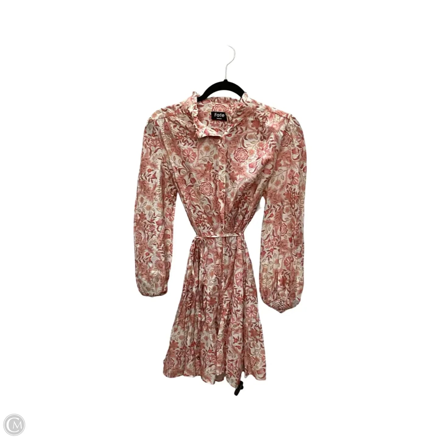 Dress Casual Short By Fate In Floral Print, Size: M