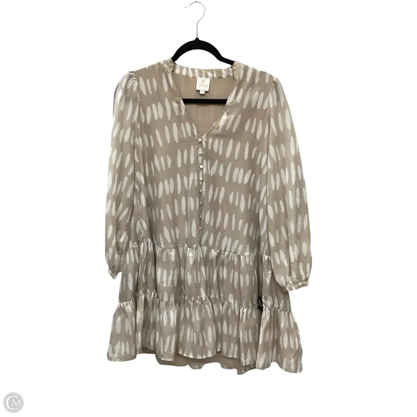 Dress Casual Short By J.marie In Ivory, Size: S