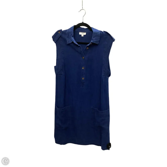 Dress Casual Short By A Loves A In Blue Denim, Size: S