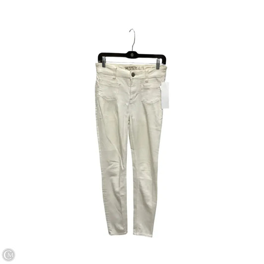 Jeans Skinny By Free People In Ivory, Size: 2