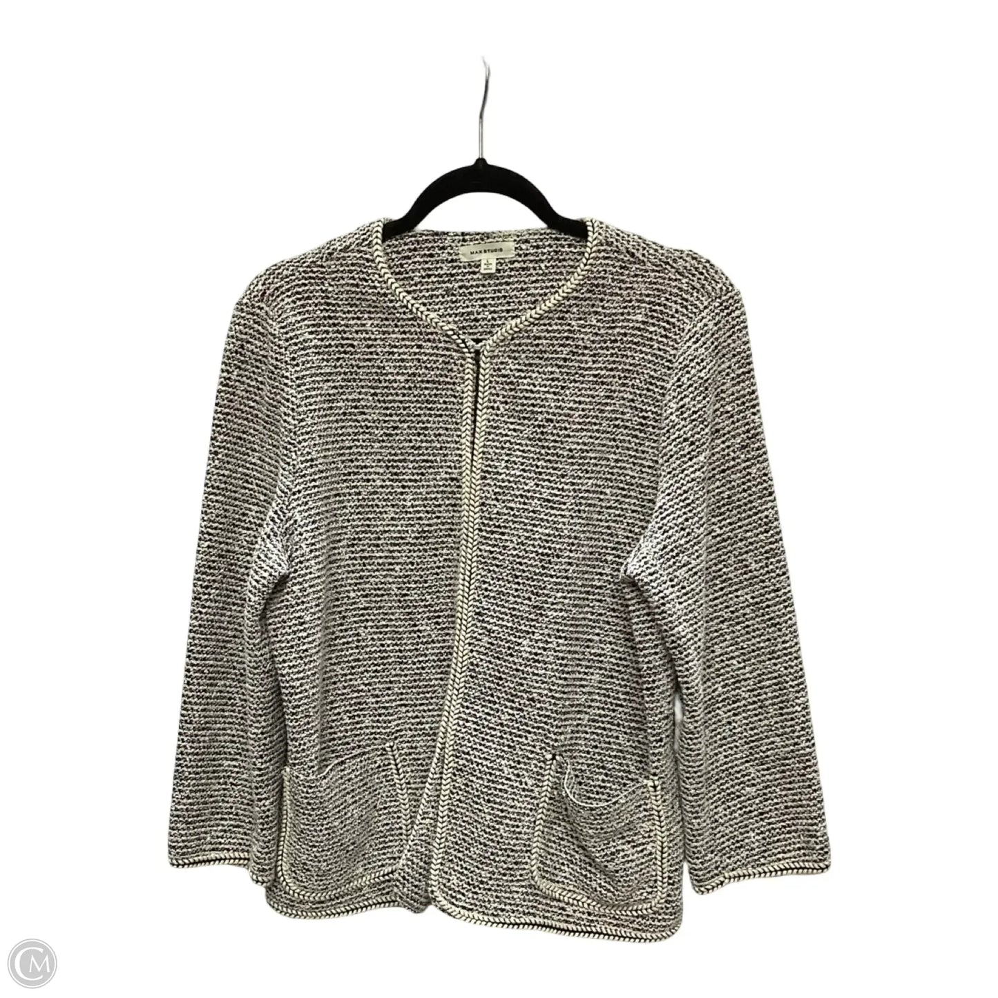 Blazer By Max Studio In Cream, Size: L