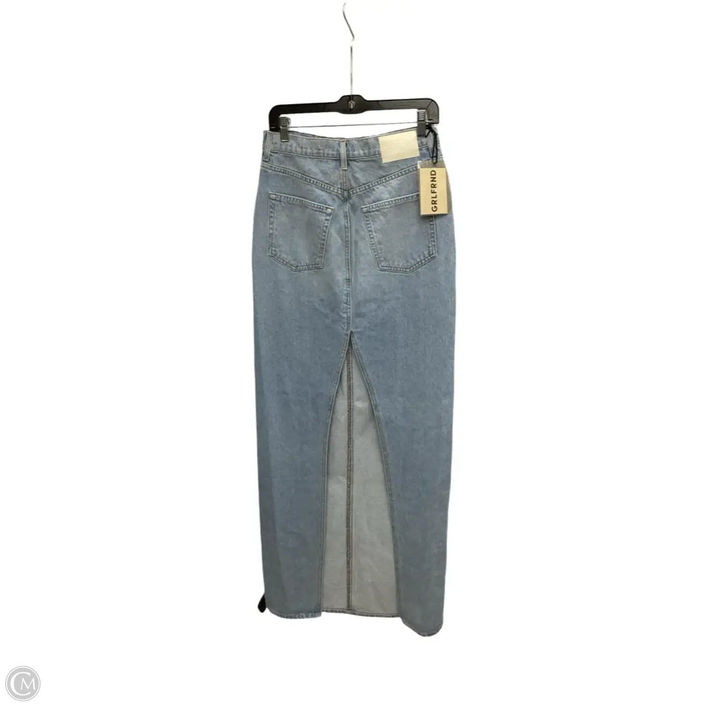 Skirt Maxi By GRLFRND In Blue Denim, Size: 6