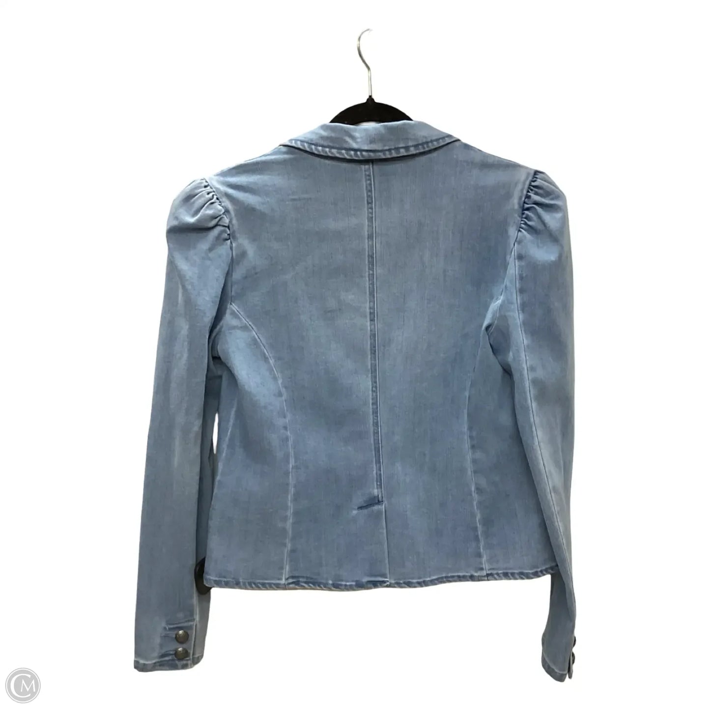 Blazer By For The Republic In Blue Denim, Size: M