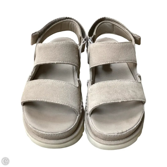 Sandals Designer By Ugg In Tan, Size: 7