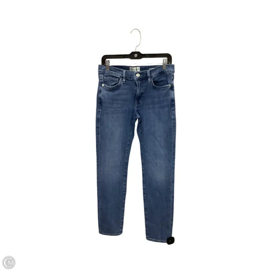 Jeans Skinny By Frame In Blue Denim, Size: 4