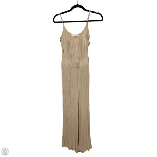 Jumpsuit By Final Touch In Beige, Size: S