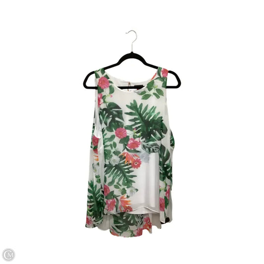 Dress Casual Short By Vince Camuto In White, Size: Xl