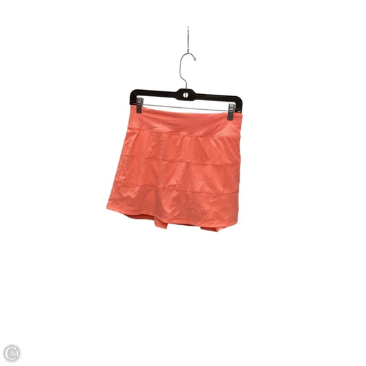 Skort By Lululemon In Coral, Size: 10