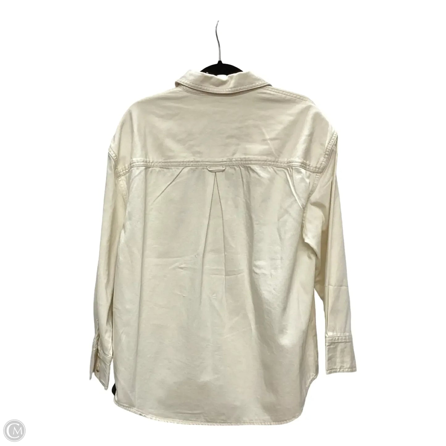 Jacket Denim By Old Navy In Cream Denim, Size: S
