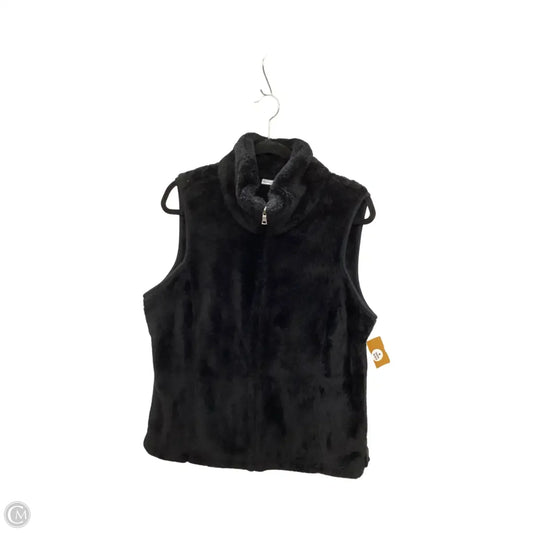 Vest Faux Fur & Sherpa By Croft And Barrow In Black, Size: Xl