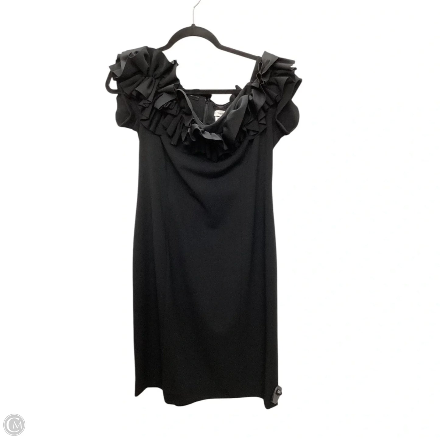 Dress Casual Short By Calvin Klein In Black, Size: Xl