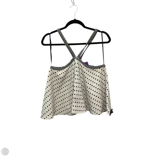 Top Sleeveless By Clothes Mentor In Polkadot Pattern, Size: M