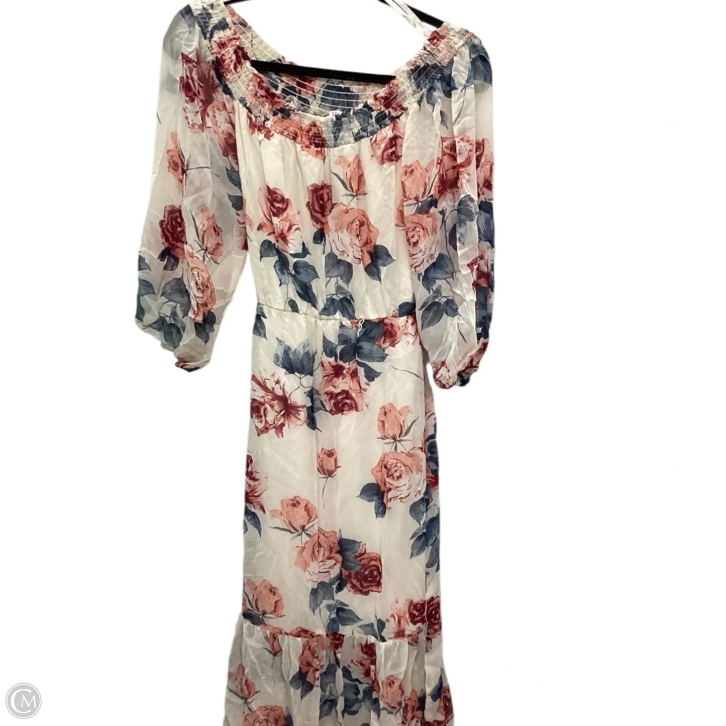 Dress Casual Maxi By Luxology In Floral Print, Size: S