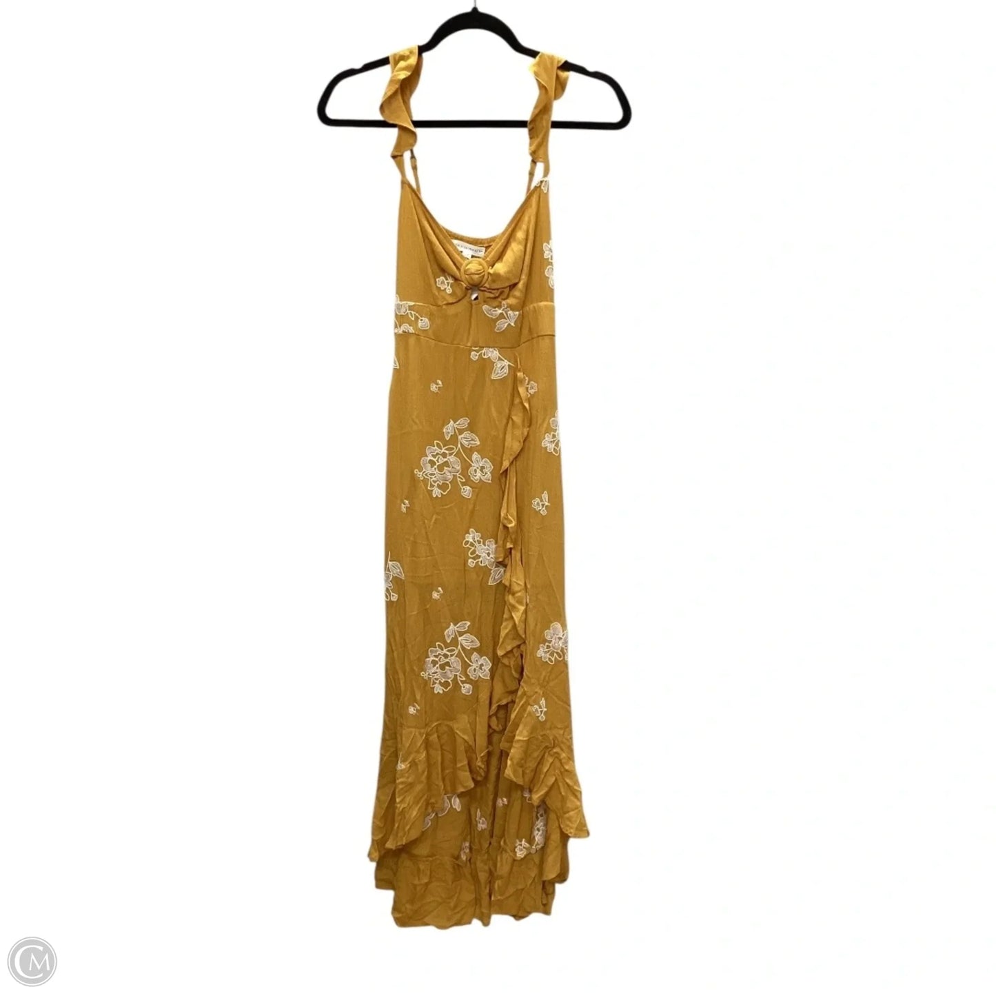 Dress Casual Maxi By Coco + Jaimeson In Yellow, Size: M