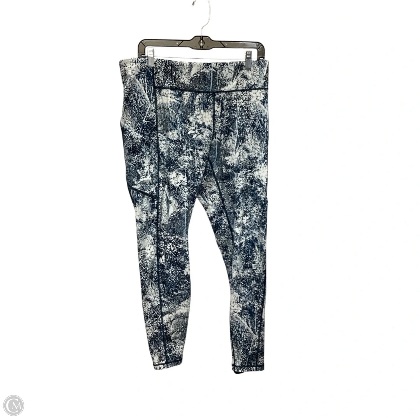 Athletic Leggings By Lululemon In Blue, Size: 14