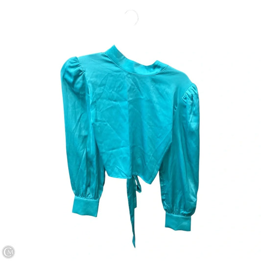 Top Long Sleeve By Clothes Mentor In Blue, Size: L