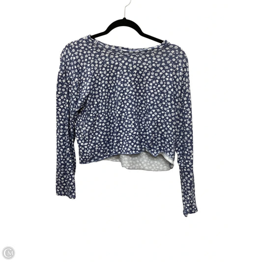 Top Long Sleeve By Clothes Mentor In Blue, Size: S