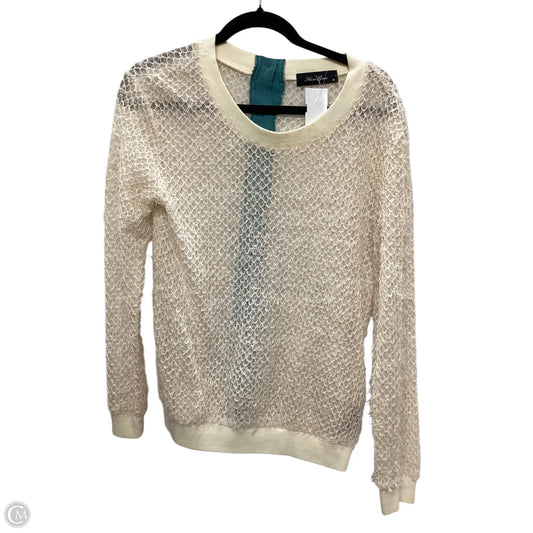 Top Long Sleeve By Anna Grace In Cream, Size: M