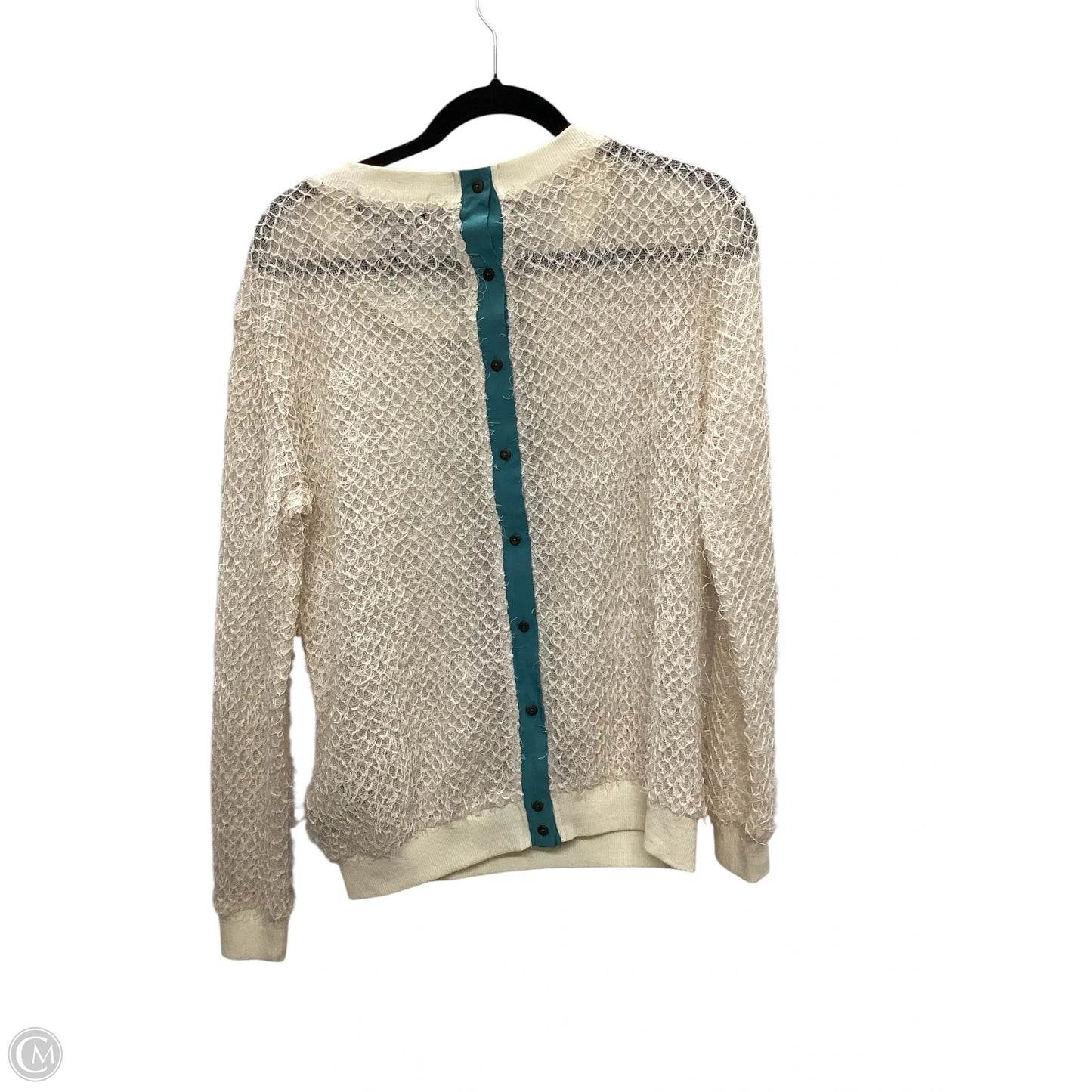 Top Long Sleeve By Anna Grace In Cream, Size: M