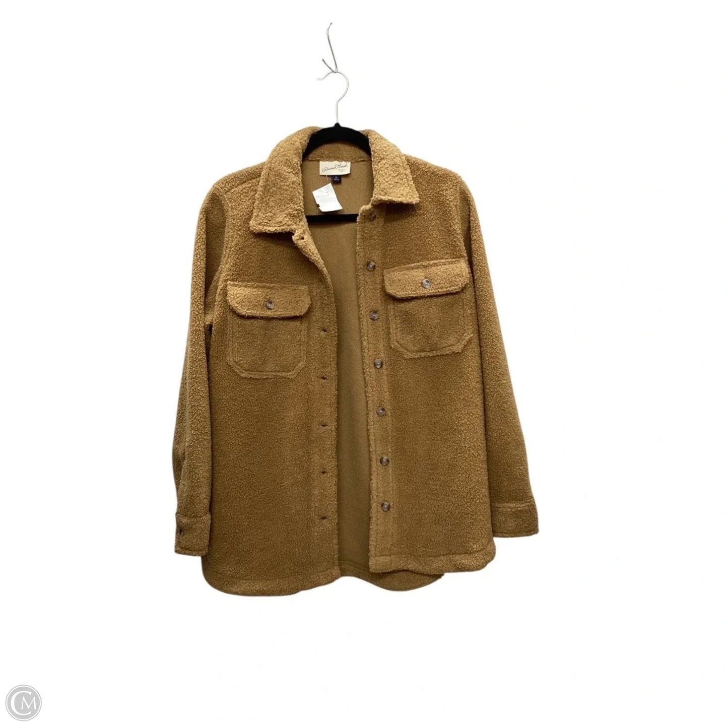 Jacket Faux Fur & Sherpa By Universal Thread In Brown, Size: Xs