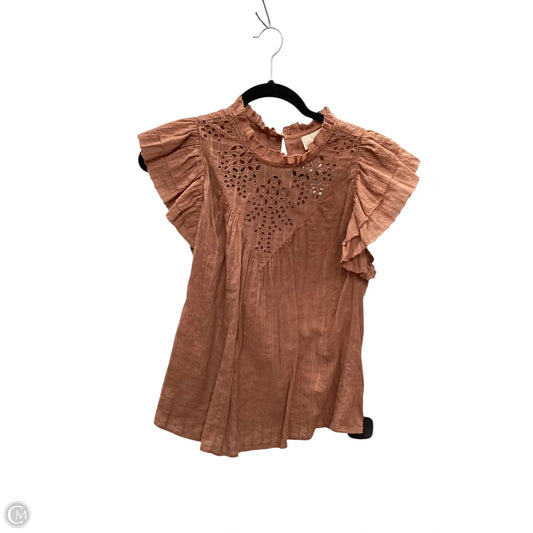 Top Sleeveless By Universal Thread In Pink, Size: S