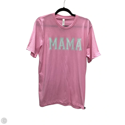 Top Short Sleeve Basic By Bella + Canvas In Pink, Size: L