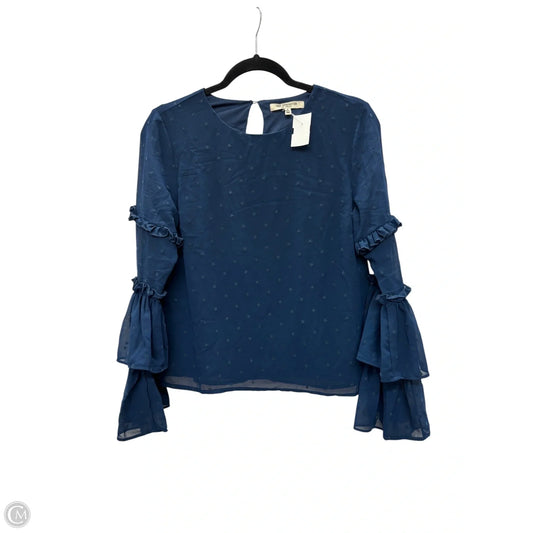 Top Long Sleeve Basic By Clothes Mentor In Blue, Size: S