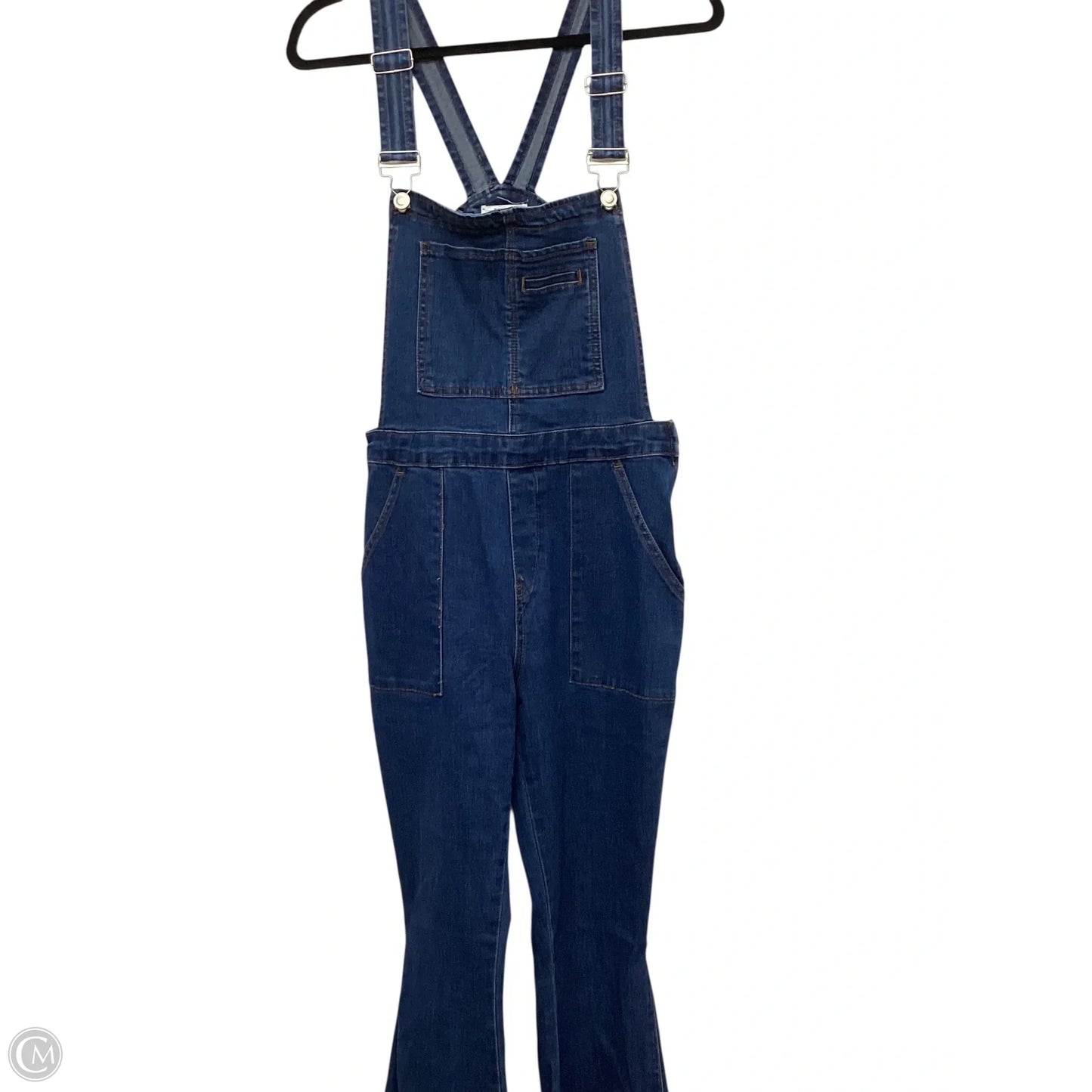 Overalls By Clothes Mentor In Blue Denim, Size: M